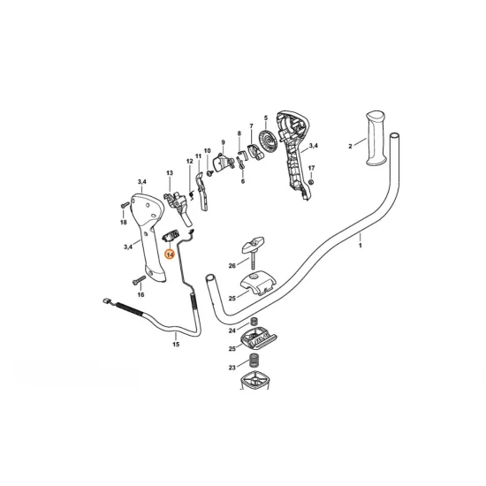 STIHL  Przełącznik 4863 430 0501